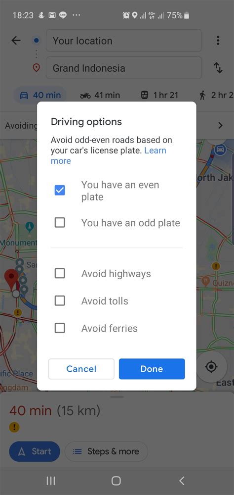 How To Enable Odd Even Features On Google Maps Phones .